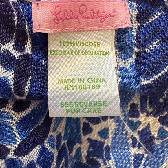 Lilly Pulitzer infinity loop scarf NWOT - Picture 4 of 5